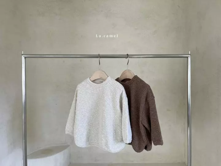 La Camel - Korean Children Fashion - #designkidswear - Mono Knit Tee - 4