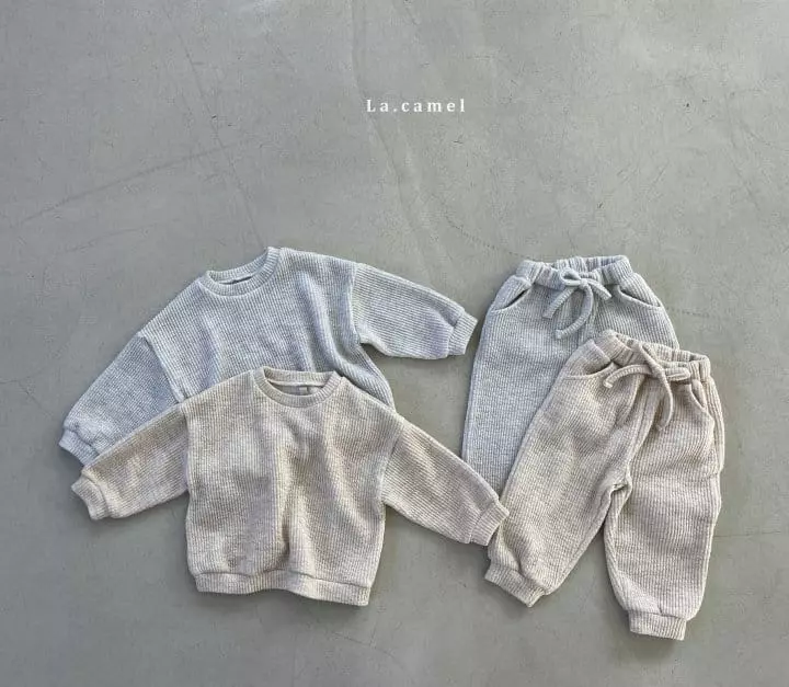 La Camel - Korean Children Fashion - #littlefashionista - Cheese Top Bottom Set
