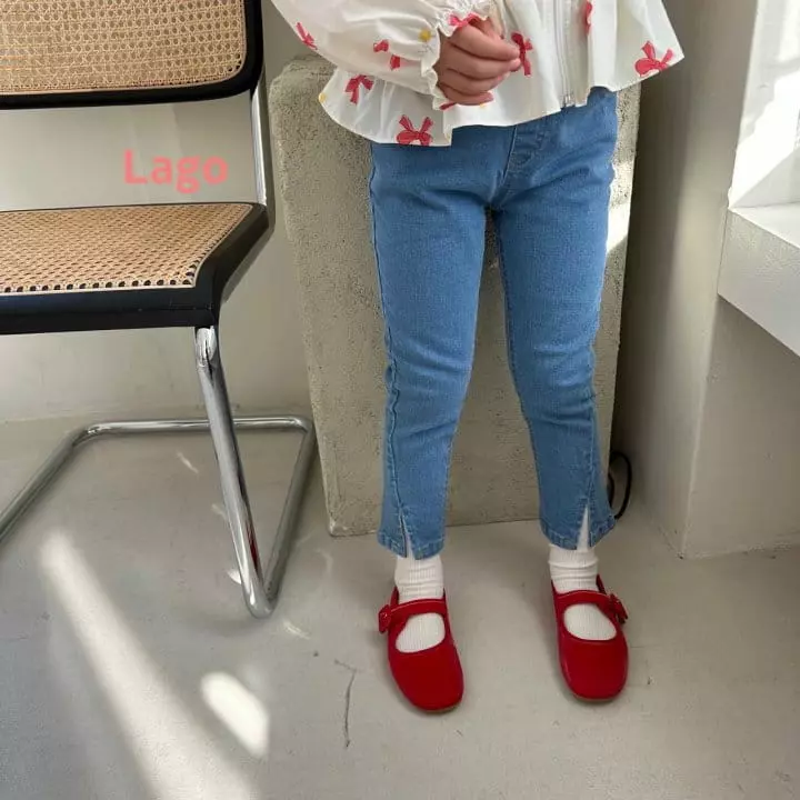 Lago - Korean Children Fashion - #designkidswear - Slit Skinny Pants - 9