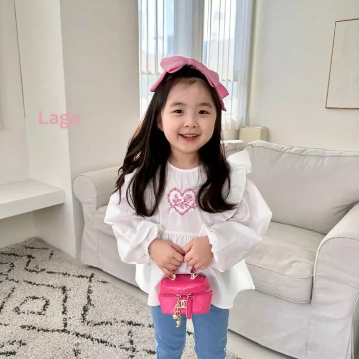 Lago - Korean Children Fashion - #fashionkids - Rose Blouse