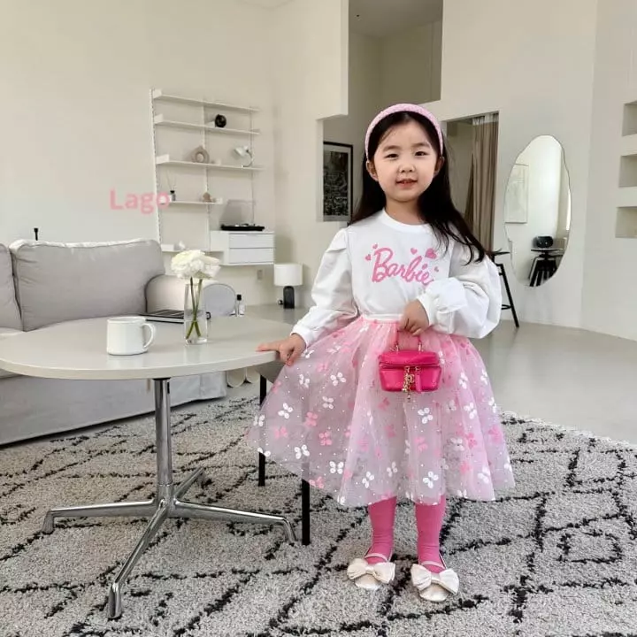 Lago - Korean Children Fashion - #kidsshorts - Barbie Sweatshirt - 12