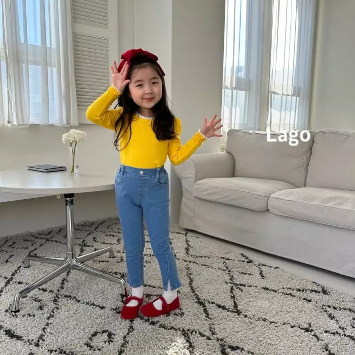 Lago - Korean Children Fashion - #magicofchildhood - Slit Skinny Pants