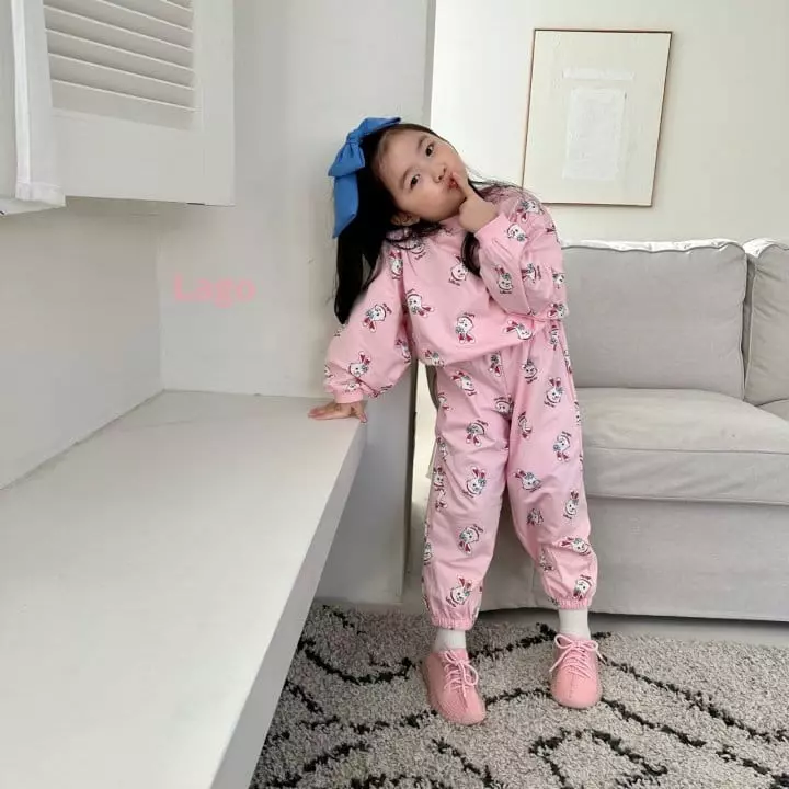 Lago - Korean Children Fashion - #minifashionista - Rabbit Top Bottom Set - 12