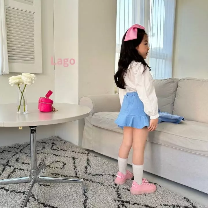 Lago - Korean Children Fashion - #prettylittlegirls - Lace Heart Skirt