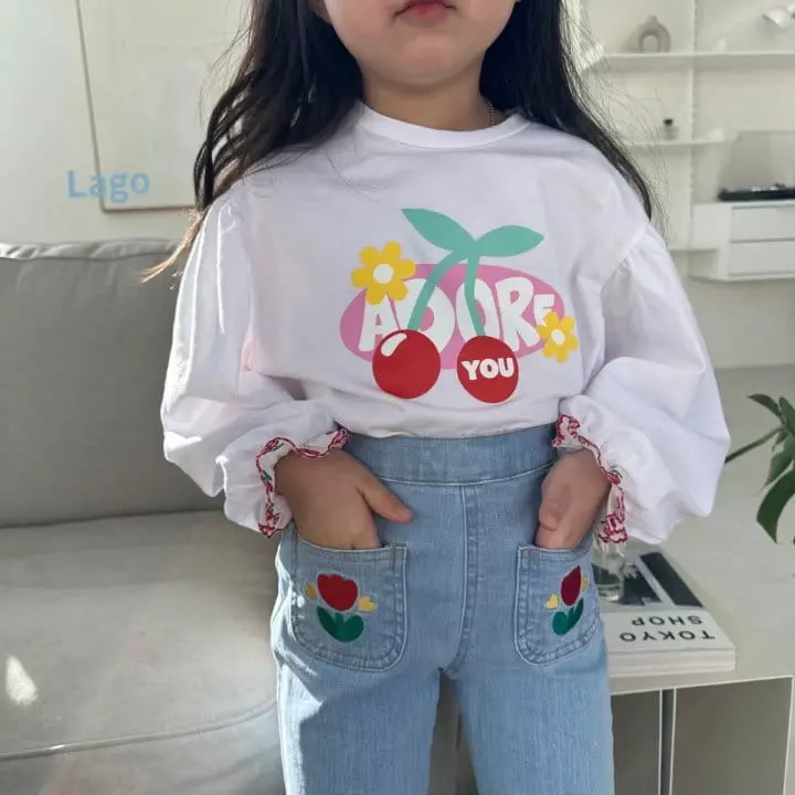Lago - Korean Children Fashion - #prettylittlegirls - Monica Tee - 6