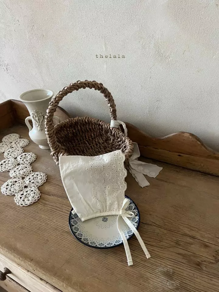 Lala - Korean Baby Fashion - #babyboutique - Anne Embrodiery Bonnet - 11