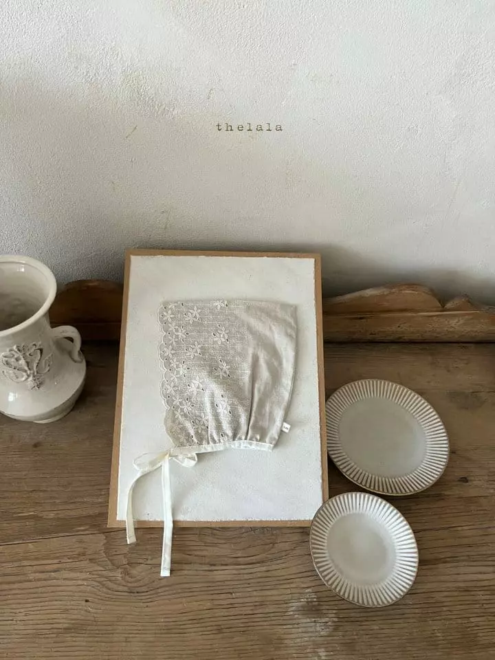 Lala - Korean Baby Fashion - #babyboutiqueclothing - Anne Embrodiery Bonnet - 12