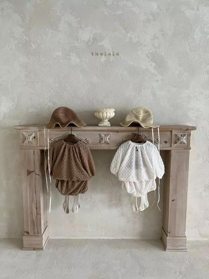 Lala - Korean Baby Fashion - #babyfever - Mongle Top Bottom Set - 5