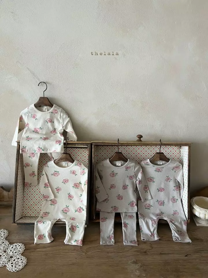 Lala - Korean Baby Fashion - #babyfever - Big Rose Bodysuit
