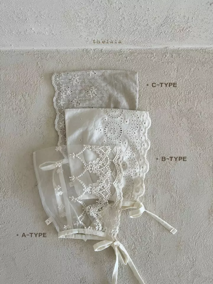 Lala - Korean Baby Fashion - #babygirlfashion - Anne Embrodiery Bonnet