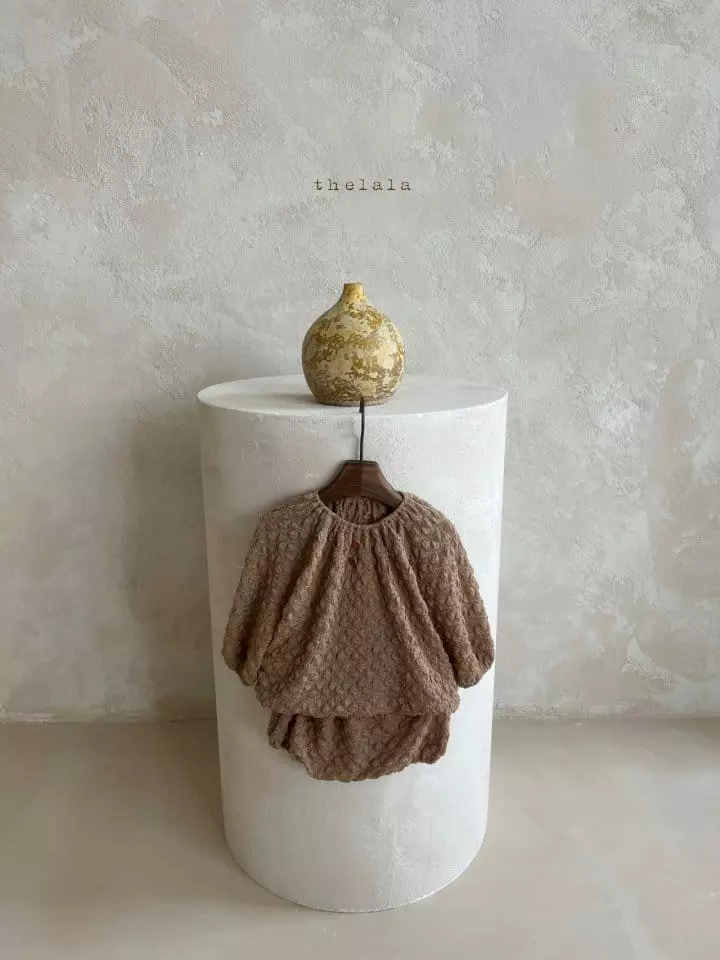 Lala - Korean Baby Fashion - #babylifestyle - Mongle Top Bottom Set - 7
