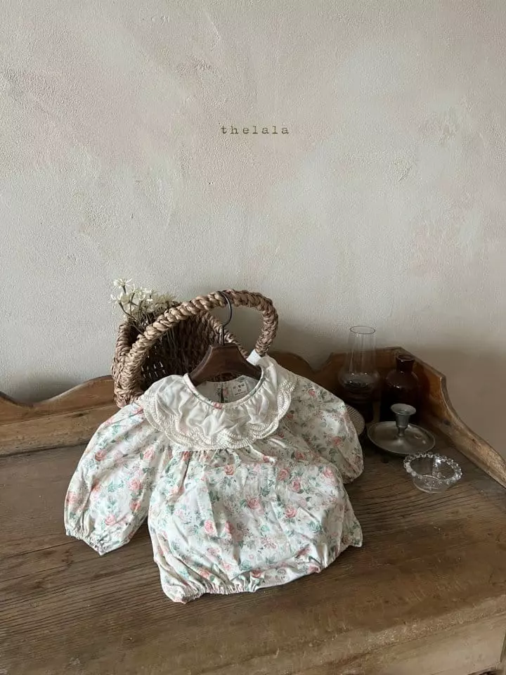 Lala - Korean Baby Fashion - #babyoninstagram - Flower a Piece Bodysuit - 6