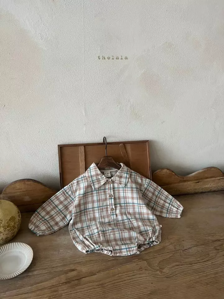 Lala - Korean Baby Fashion - #babyootd - Neon Check Bodysuit - 9