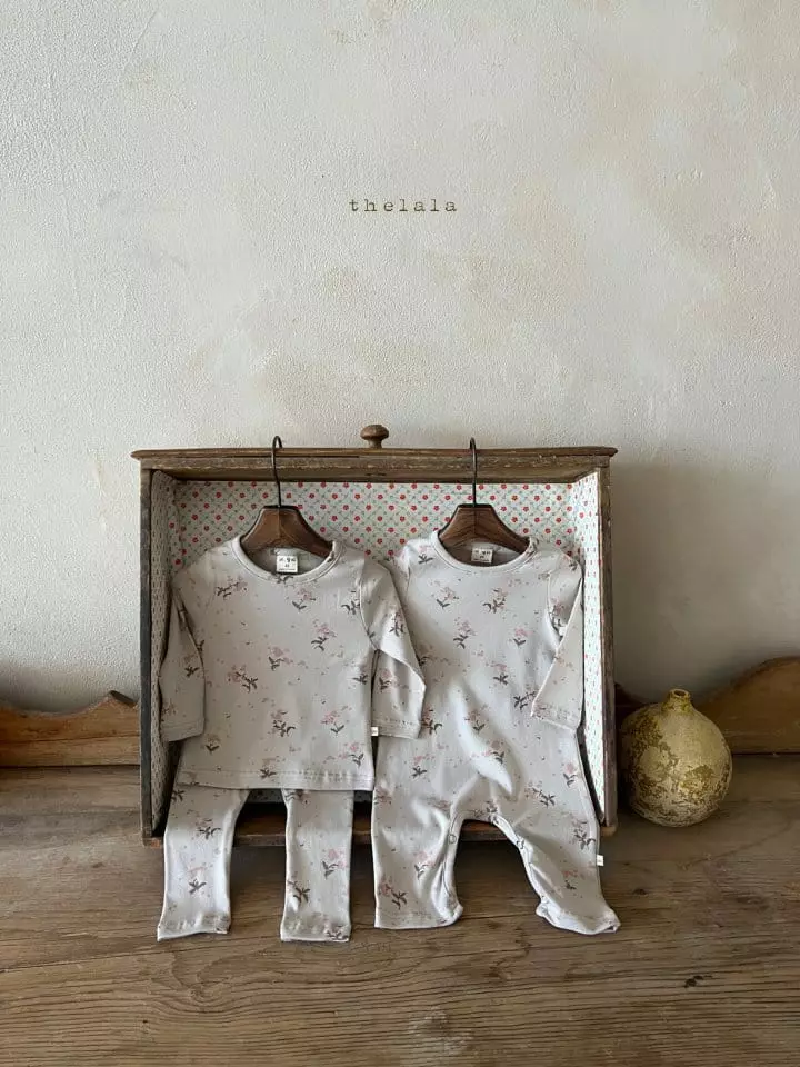 Lala - Korean Baby Fashion - #babyootd - Lilac Bodysuit - 3