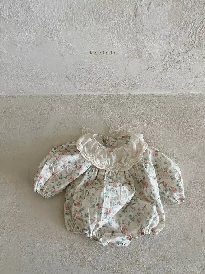 Lala - Korean Baby Fashion - #babyoutfit - Flower a Piece Bodysuit - 9