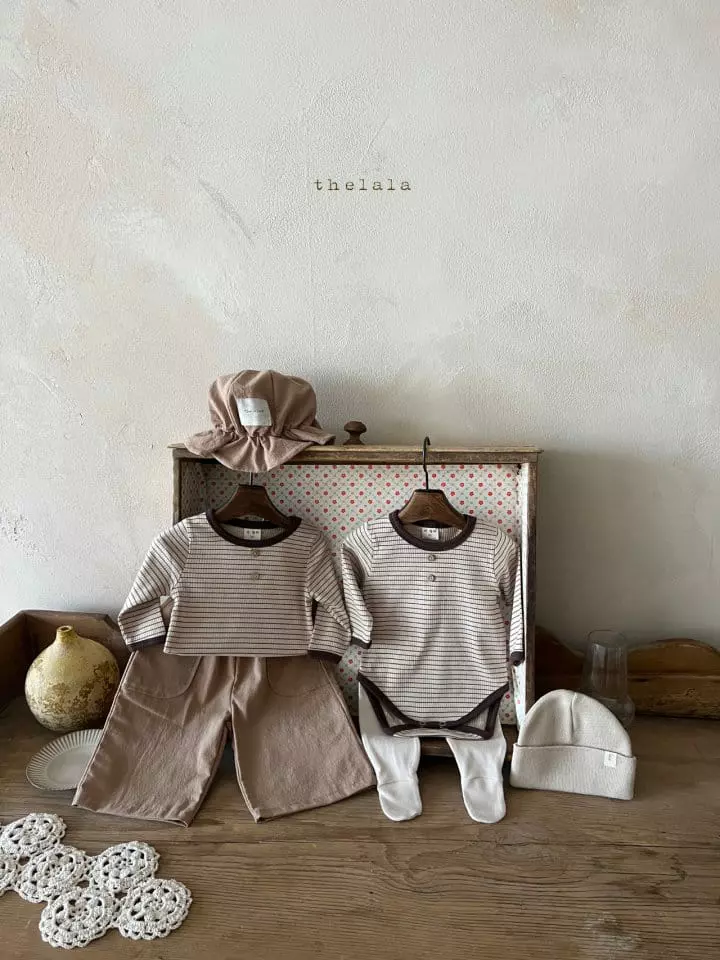 Lala - Korean Baby Fashion - #babyootd - Acorn Bodysuit - 4