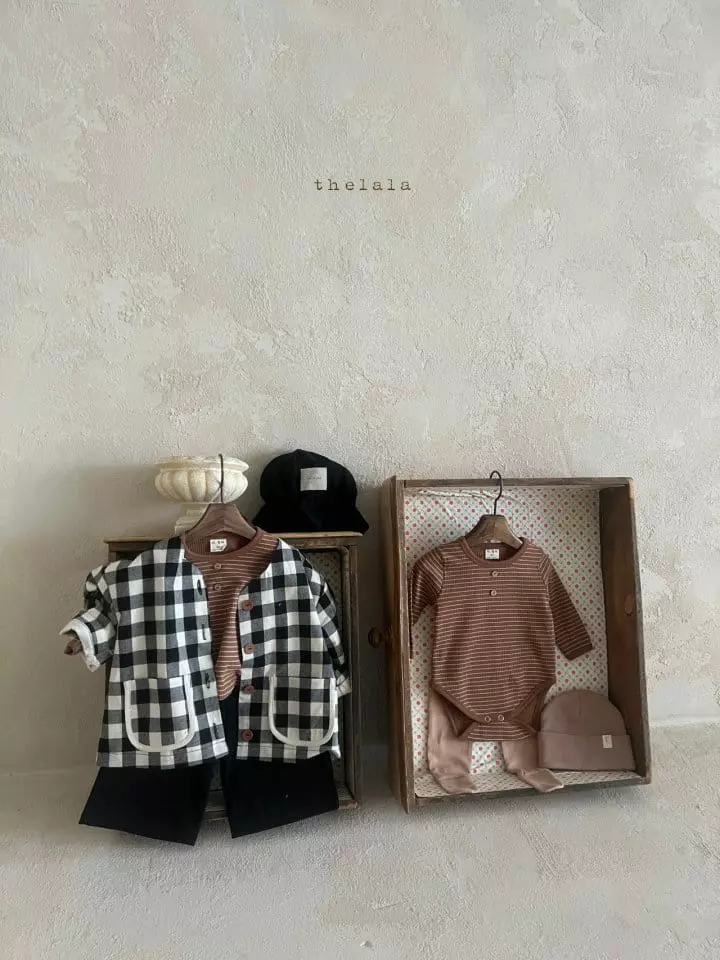 Lala - Korean Baby Fashion - #babyoutfit - Acorn Bodysuit - 5
