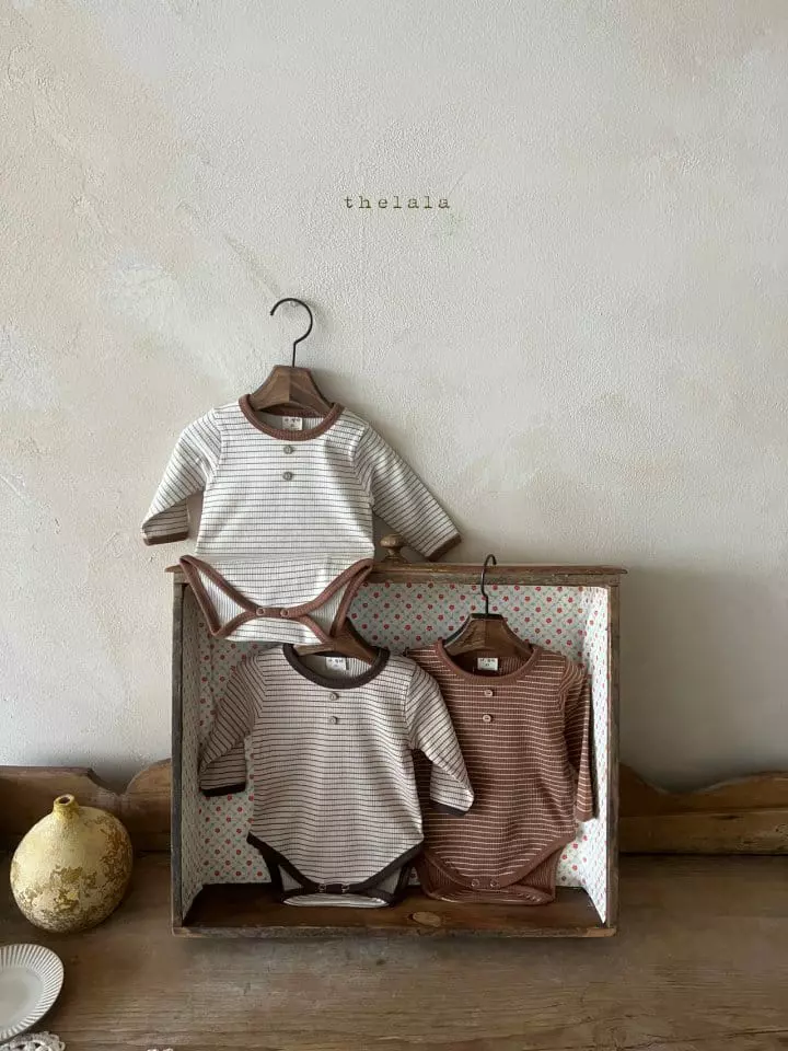 Lala - Korean Baby Fashion - #onlinebabyboutique - Acorn Bodysuit - 7