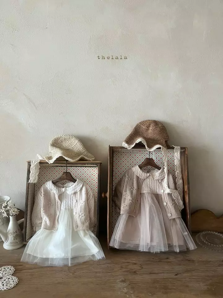 Lala - Korean Baby Fashion - #onlinebabyshop - Lace Latan Bonnet - 5