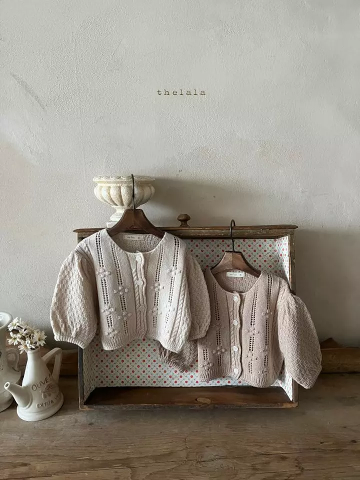 Lala - Korean Children Fashion - #Kfashion4kids - Eyelet Cardigan - 9