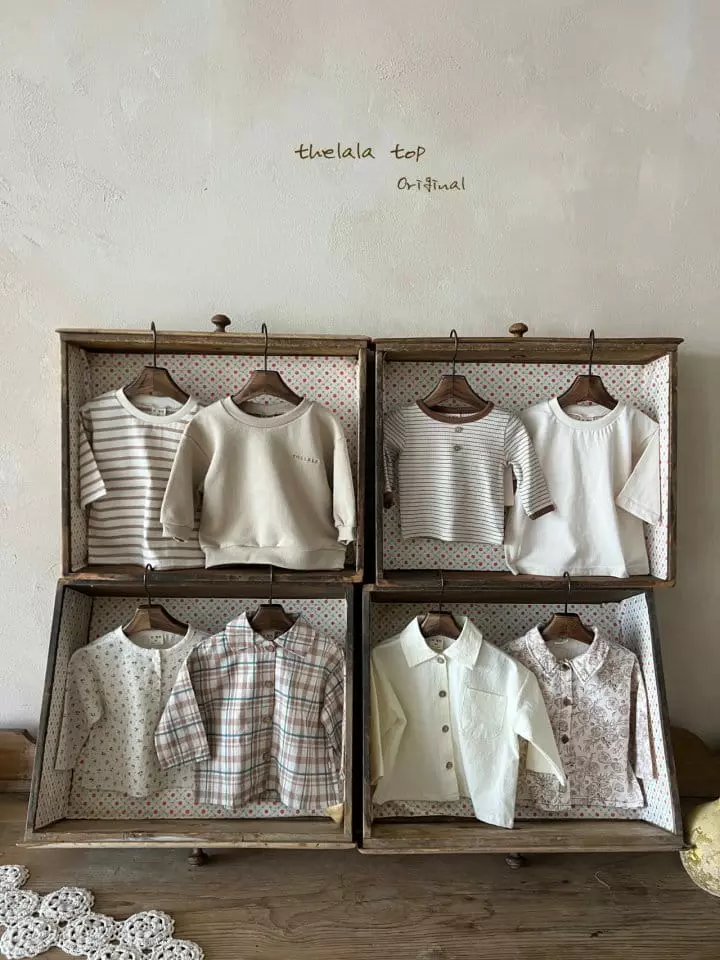 Lala - Korean Children Fashion - #Kfashion4kids - Tin Stripes Tee - 12