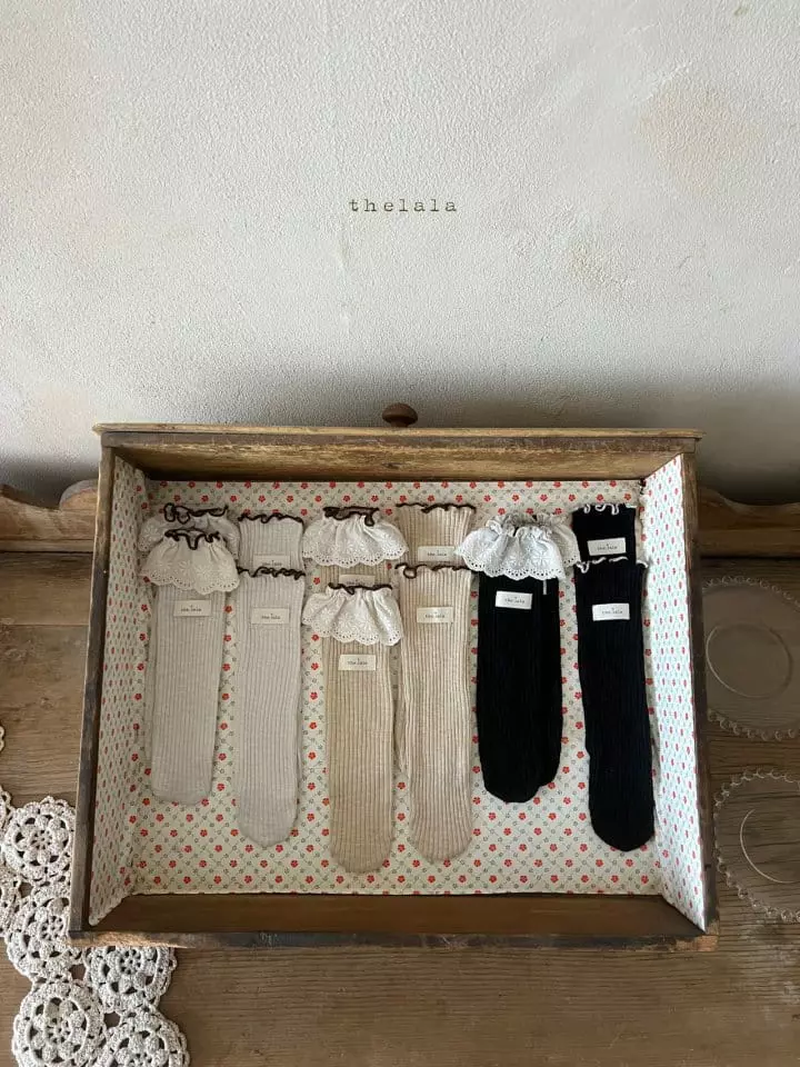 Lala - Korean Children Fashion - #fashionkids - Holly Knee Socks - 9