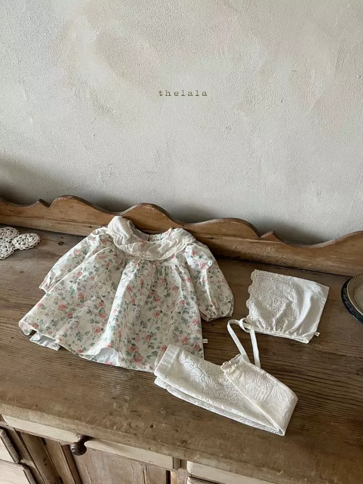 Lala - Korean Children Fashion - #fashionkids - Flower a Piece One-piece - 5