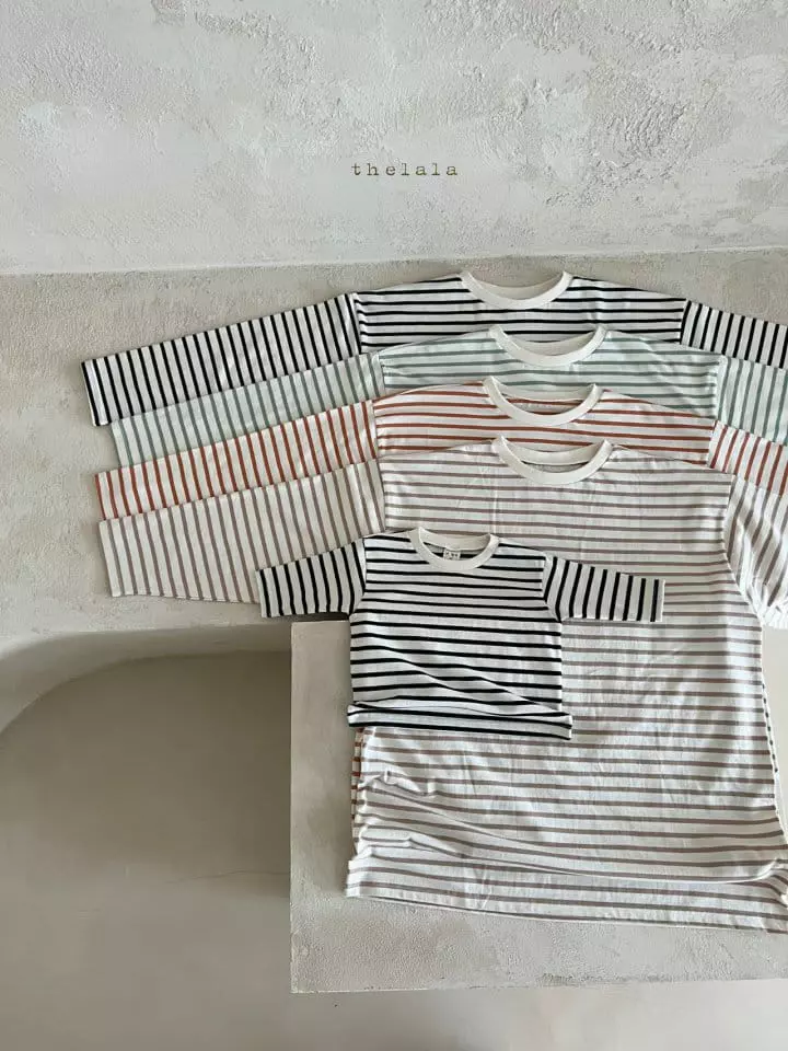 Lala - Korean Children Fashion - #fashionkids - Tin Stripes Tee - 8