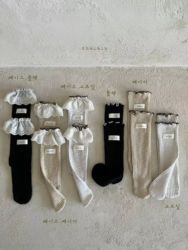 Lala - Korean Children Fashion - #kidsshorts - Holly Knee Socks - 10