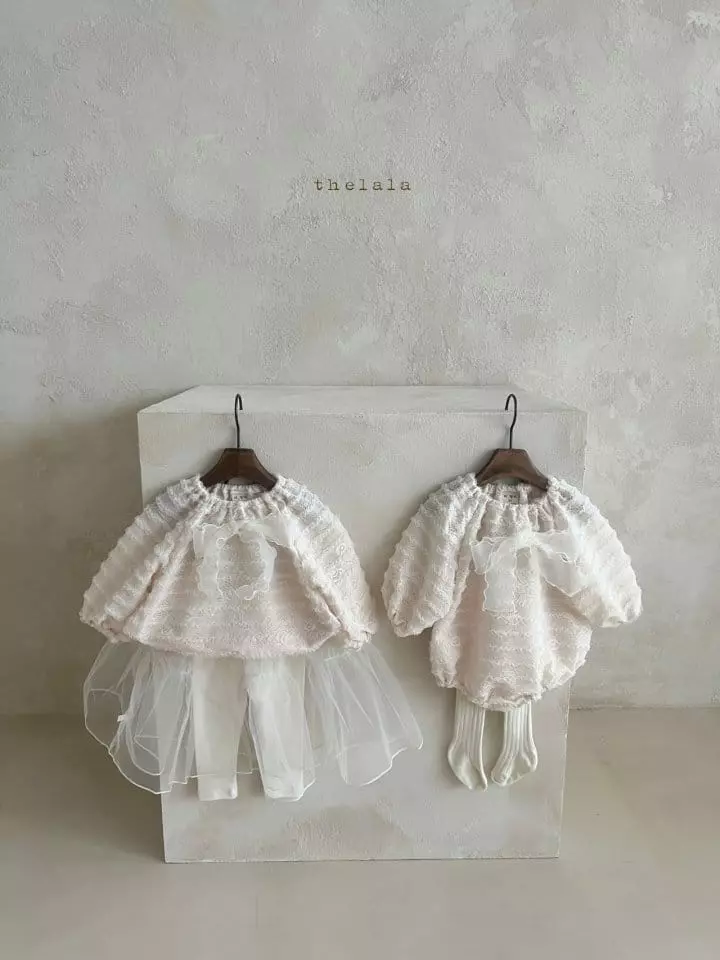 Lala - Korean Children Fashion - #kidsstore - Wafel Blouse