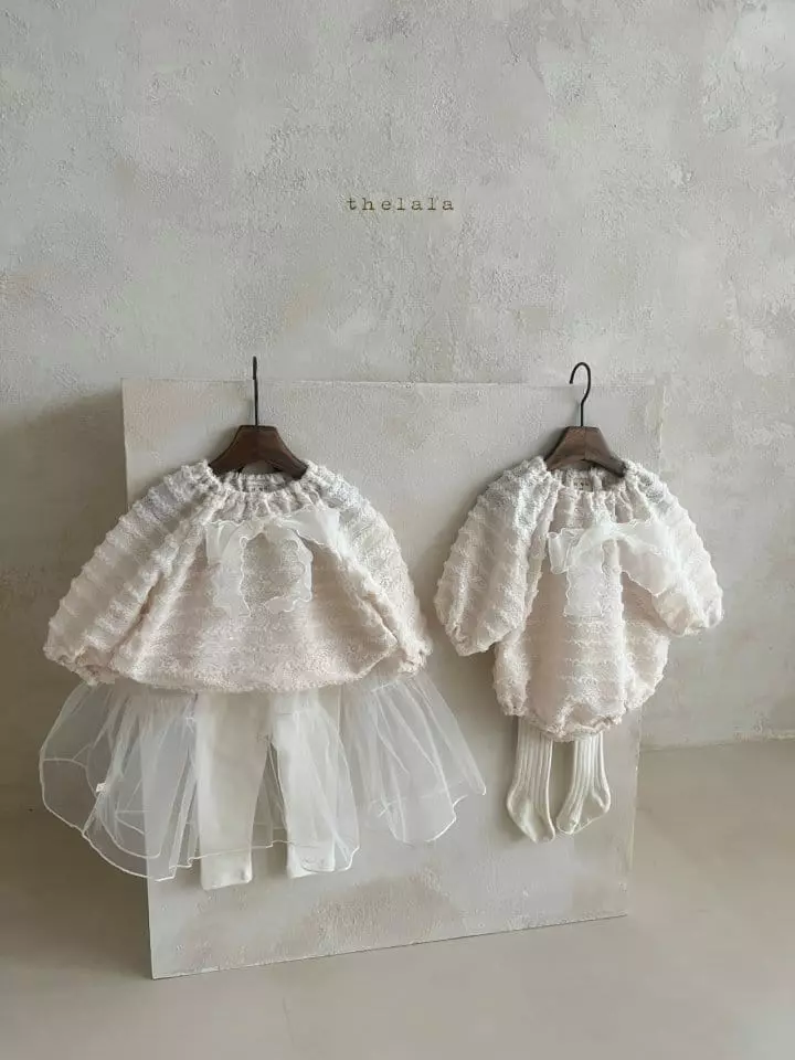 Lala - Korean Children Fashion - #kidzfashiontrend - Wafel Blouse - 2