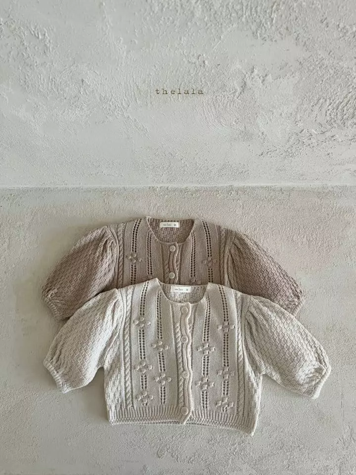 Lala - Korean Children Fashion - #littlefashionista - Eyelet Cardigan - 10