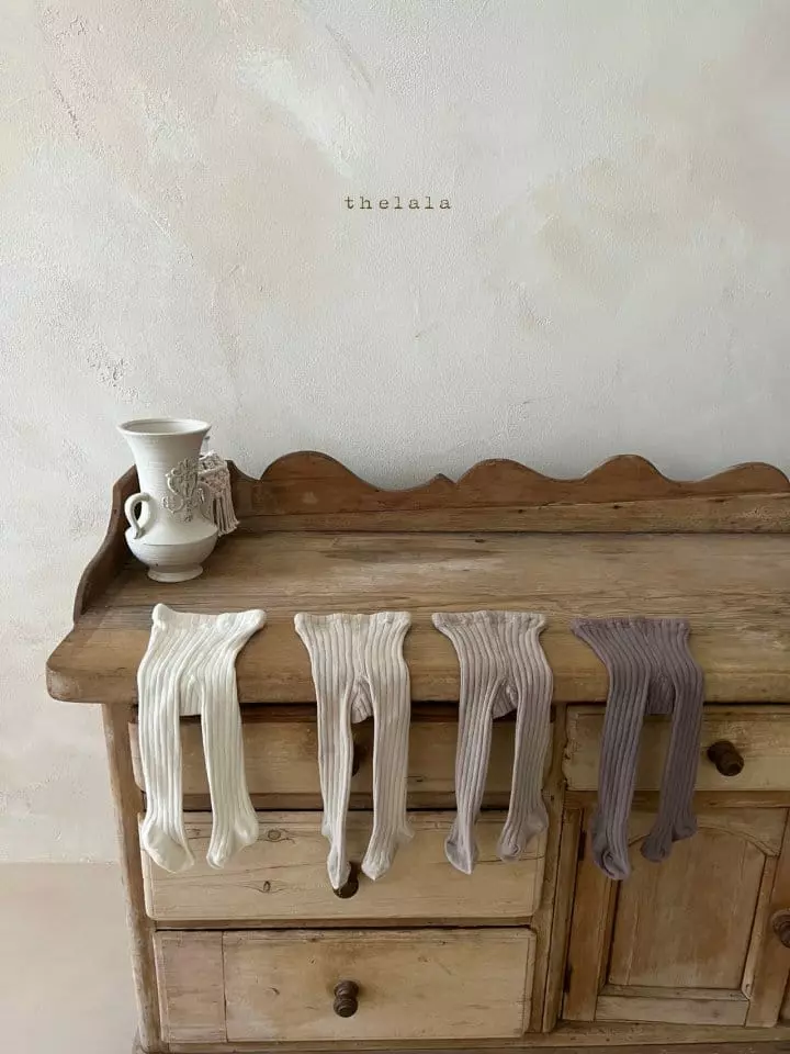 Lala - Korean Children Fashion - #littlefashionista - Lala Rib Tights - 9