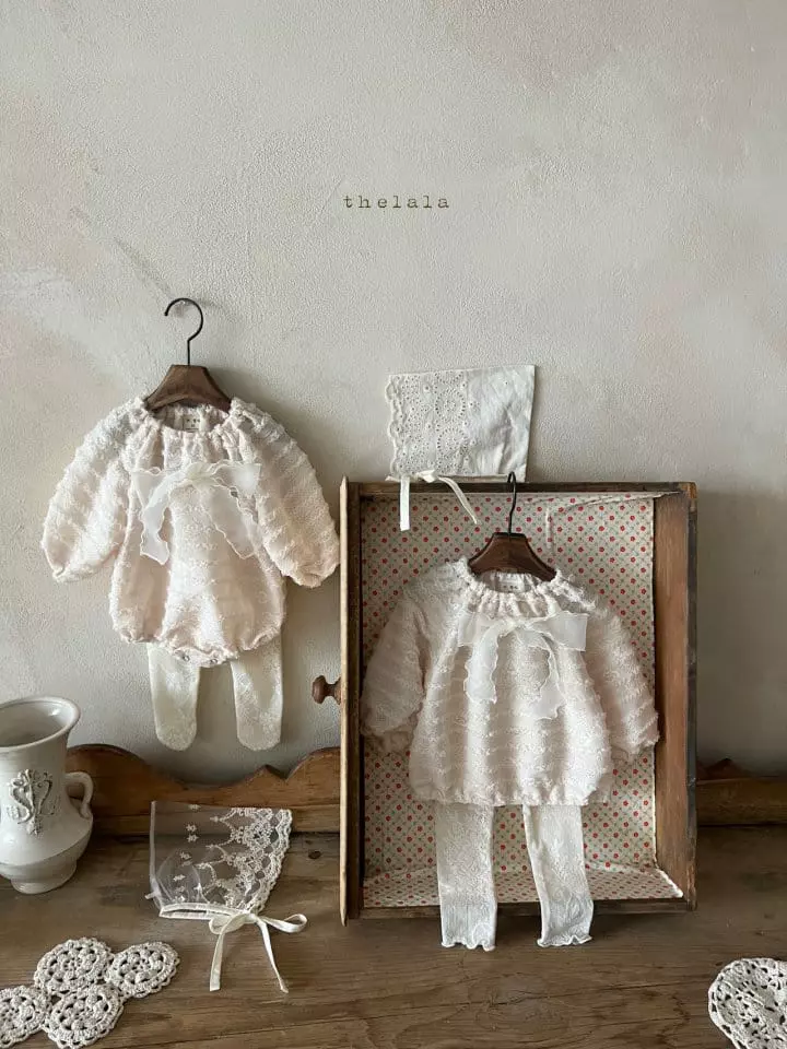Lala - Korean Children Fashion - #magicofchildhood - Wafel Blouse - 5