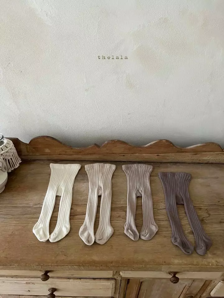 Lala - Korean Children Fashion - #minifashionista - Lala Rib Tights - 11