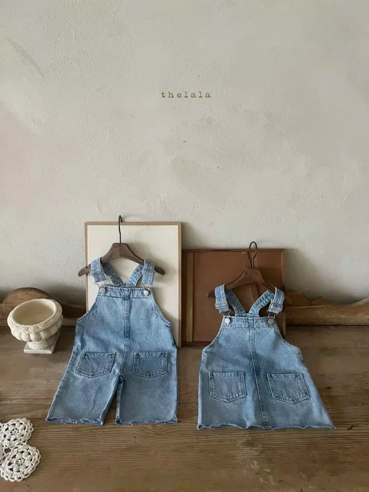 Lala - Korean Children Fashion - #stylishchildhood - Paul Denim One-piece - 8