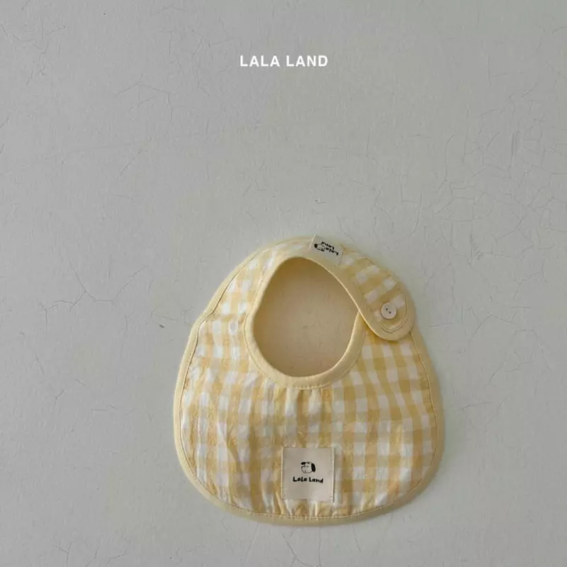 Lalaland - Korean Baby Fashion - #onlinebabyshop - Bebe Checo Bib - 4