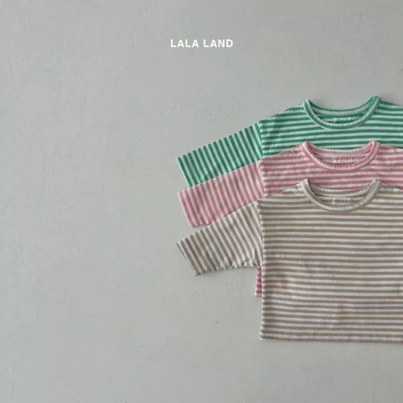 Lalaland - Korean Baby Fashion - #babyboutiqueclothing - Bebe Stripes Tee