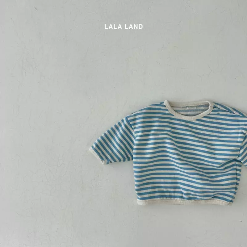 Lalaland - Korean Baby Fashion - #babyboutiqueclothing - Bebe Stripes Piping Sweatshirt - 10