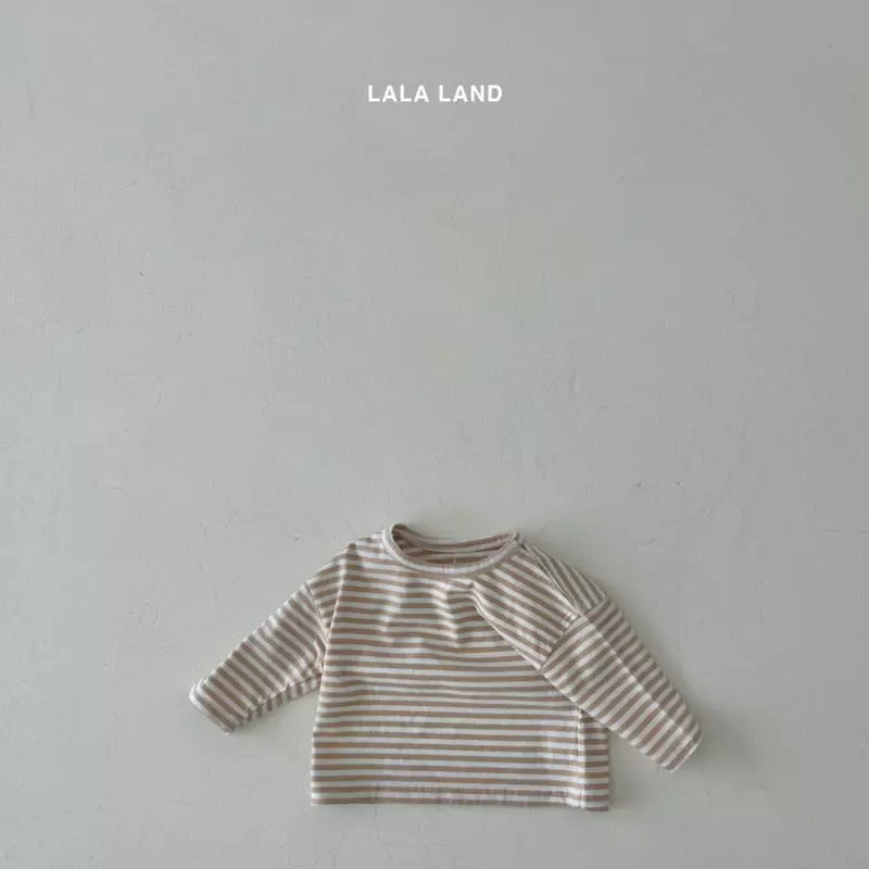 Lalaland - Korean Baby Fashion - #babygirlfashion - Bebe Stripes Tee - 5