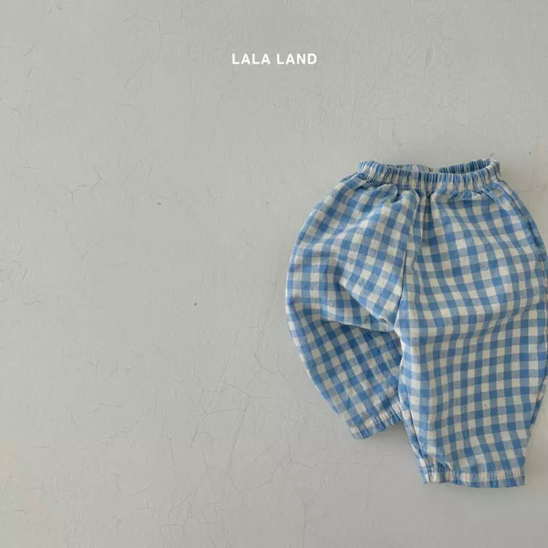 Lalaland - Korean Baby Fashion - #babylifestyle - Bebe Check Pants - 12