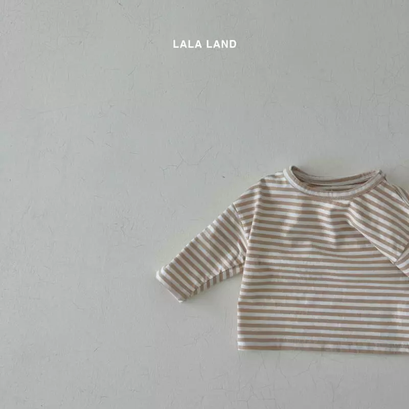 Lalaland - Korean Baby Fashion - #babyoninstagram - Bebe Stripes Tee - 7