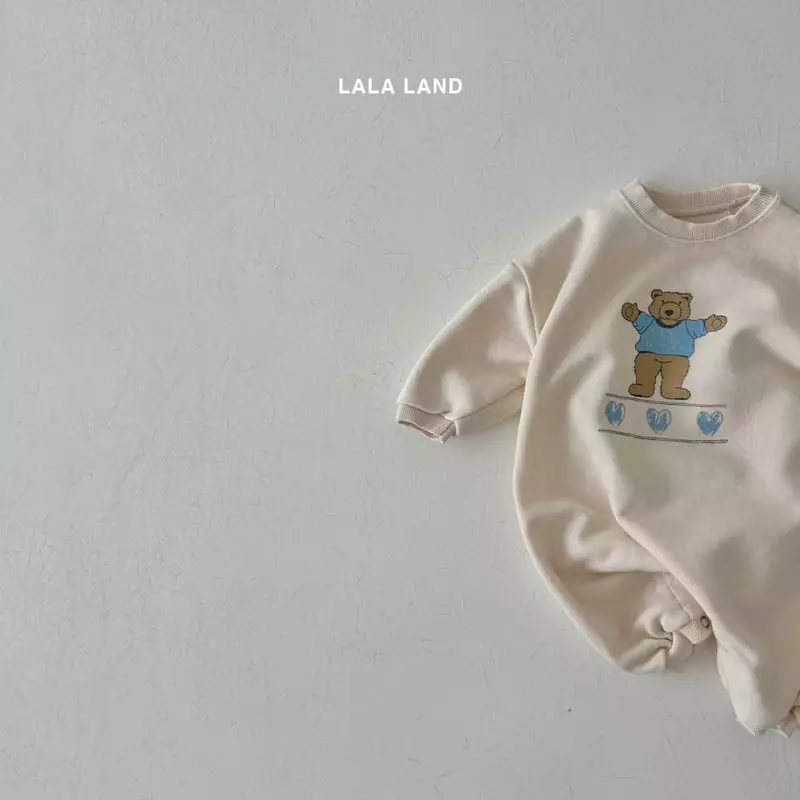 Lalaland - Korean Baby Fashion - #babyoninstagram - Bebe Hug Bear Bodysuit - 8