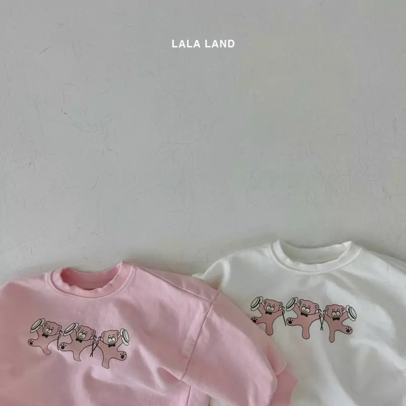 Lalaland - Korean Baby Fashion - #babyoninstagram - Bebe Bear Three Sweatshirt - 3