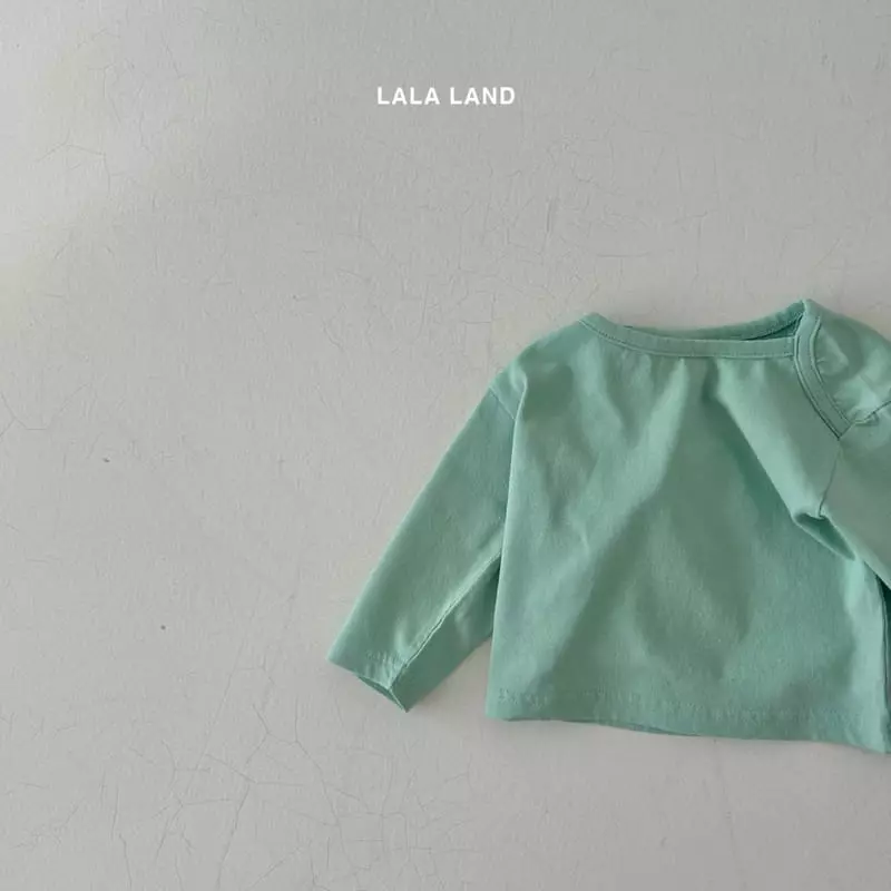 Lalaland - Korean Baby Fashion - #babyootd - Bebe Shoulder Piping Tee - 6