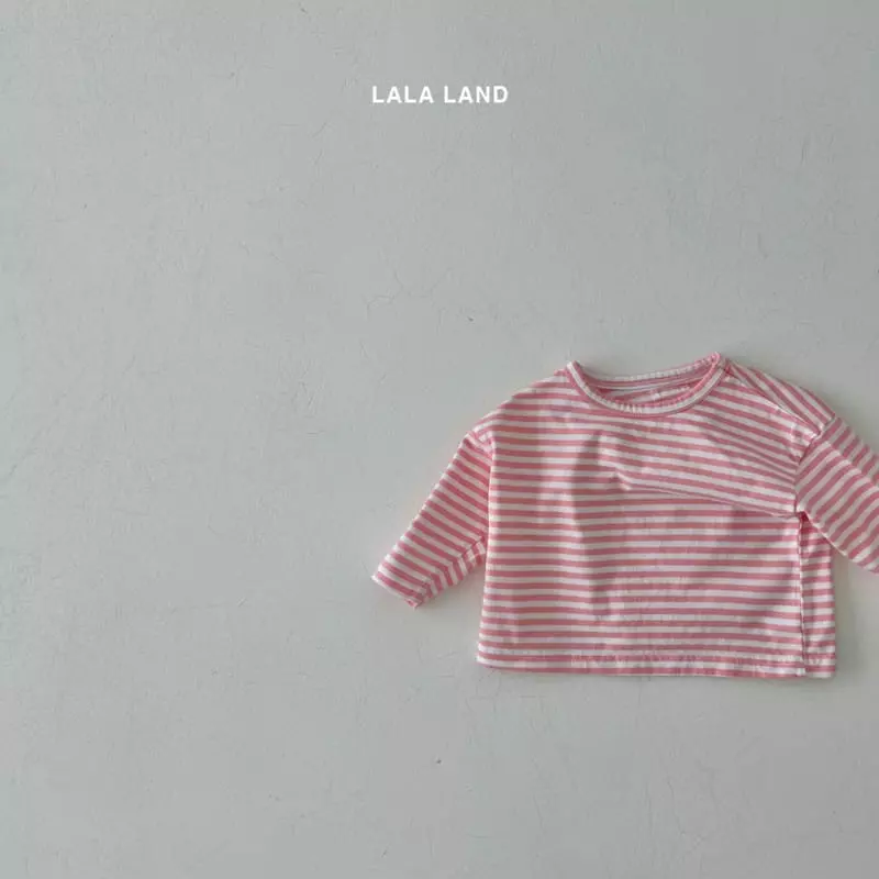 Lalaland - Korean Baby Fashion - #babyoutfit - Bebe Stripes Tee - 10