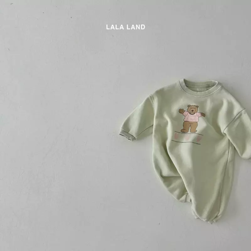 Lalaland - Korean Baby Fashion - #babyoutfit - Bebe Hug Bear Bodysuit - 11