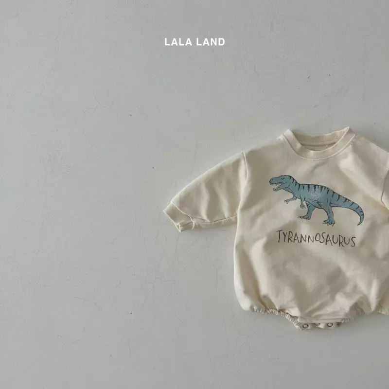 Lalaland - Korean Baby Fashion - #babyoutfit - Bebe Dino Bodysuit - 5