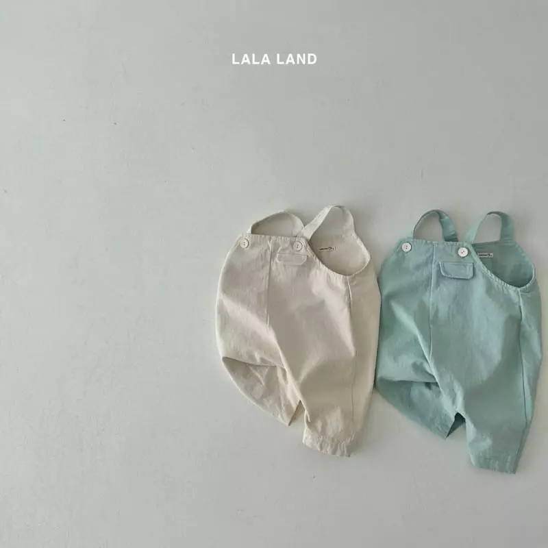 Lalaland - Korean Baby Fashion - #onlinebabyboutique - Bebe Mini Dungarees - 2