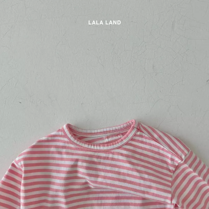 Lalaland - Korean Baby Fashion - #onlinebabyboutique - Bebe Stripes Tee - 12